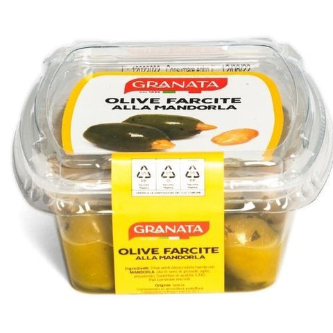 Granata Olive farcite con mandorla 180 g
