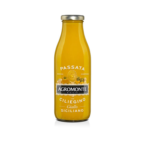 Agromonte Passata di Pomodoro Ciliegino Giallo gelbe Kirschtomaten-Passata 520 g