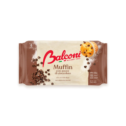 Balconi Muffin Gocce di Cioccolato italienischer Schokoladen-Muffin