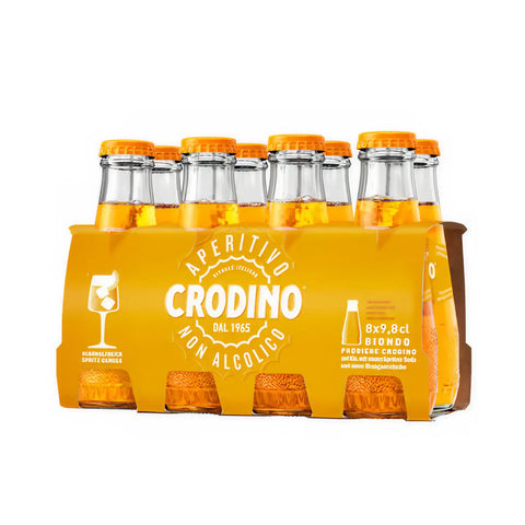 Crodino 8er Pack italienischer alkoholfreier Aperitif