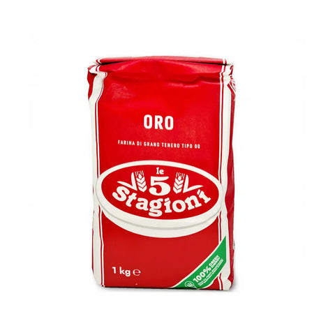 Farina 00 Oro 5Stagioni 1 kg italienisches Premium Weizenmehl Typ 00