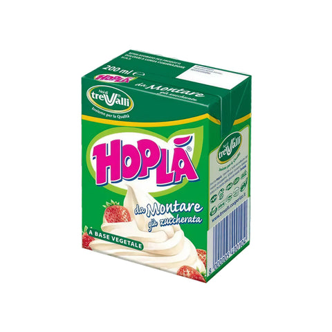 Hopla Panna per Dolci pflanzliche Schlagcreme zum Aufschlagen für Desserts und Torten