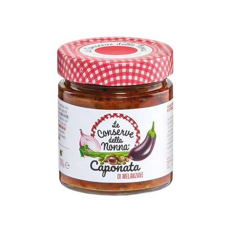 Le Conserve della Nonna Caponata italienisches sizilianisches Auberginen-Gemüsegericht