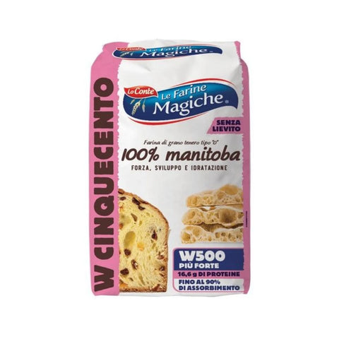 Lo Conte Farina Manitoba Tipo 0 starkes Weizenmehl für Pizza und Hefeteig