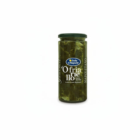 O Sole 'e Napule Friarelle in olio 540 g, italienische Friarelli in Öl