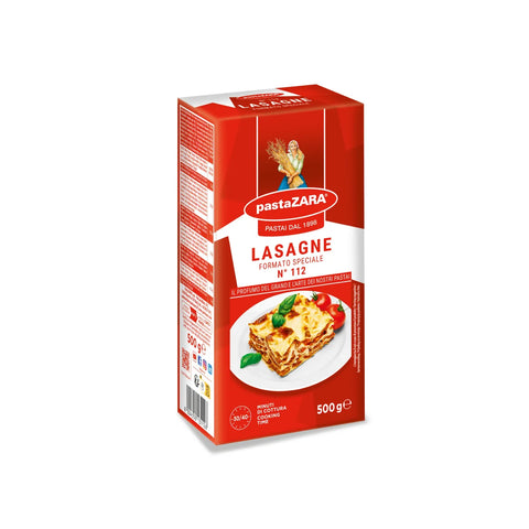 Pasta Zara Lasagne di Semola italienische Hartweizengrieß-Lasagneplatten