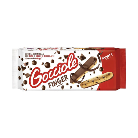 Pavesi Gocciole Finger italienische Schokoladen-Mürbeteigkekse