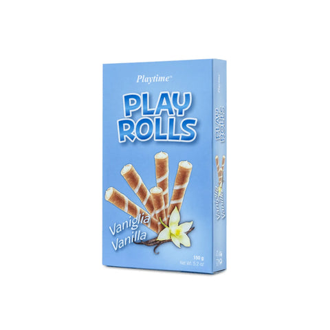 Playtime Play Rolls Vaniglia italienische Vanille-Biscuit-Röllchen