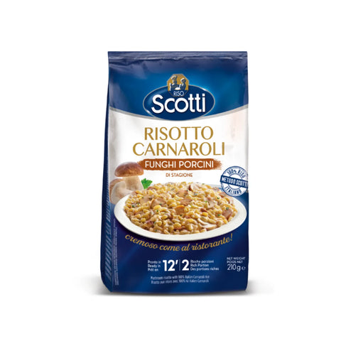 Riso Scotti Risotto Carnaroli Funghi Porcini 210 g italienisches Steinpilz-Risotto