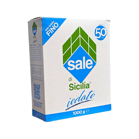 Italienisches jodiertes Sale di Sicilia Salz-1 kg aus Sizilien