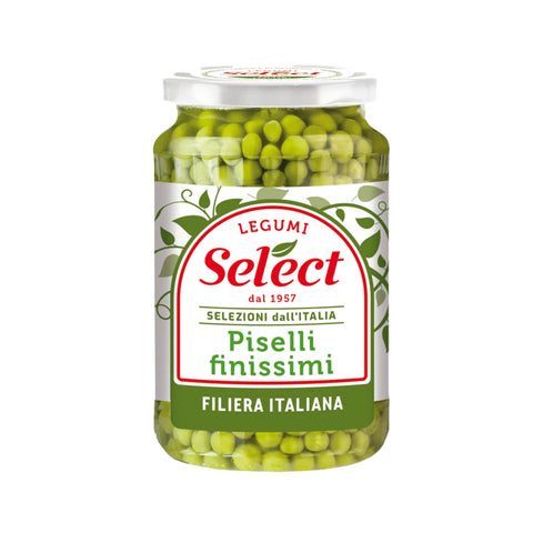 Select Piselli 360 g feine italienische Erbsen im Glas